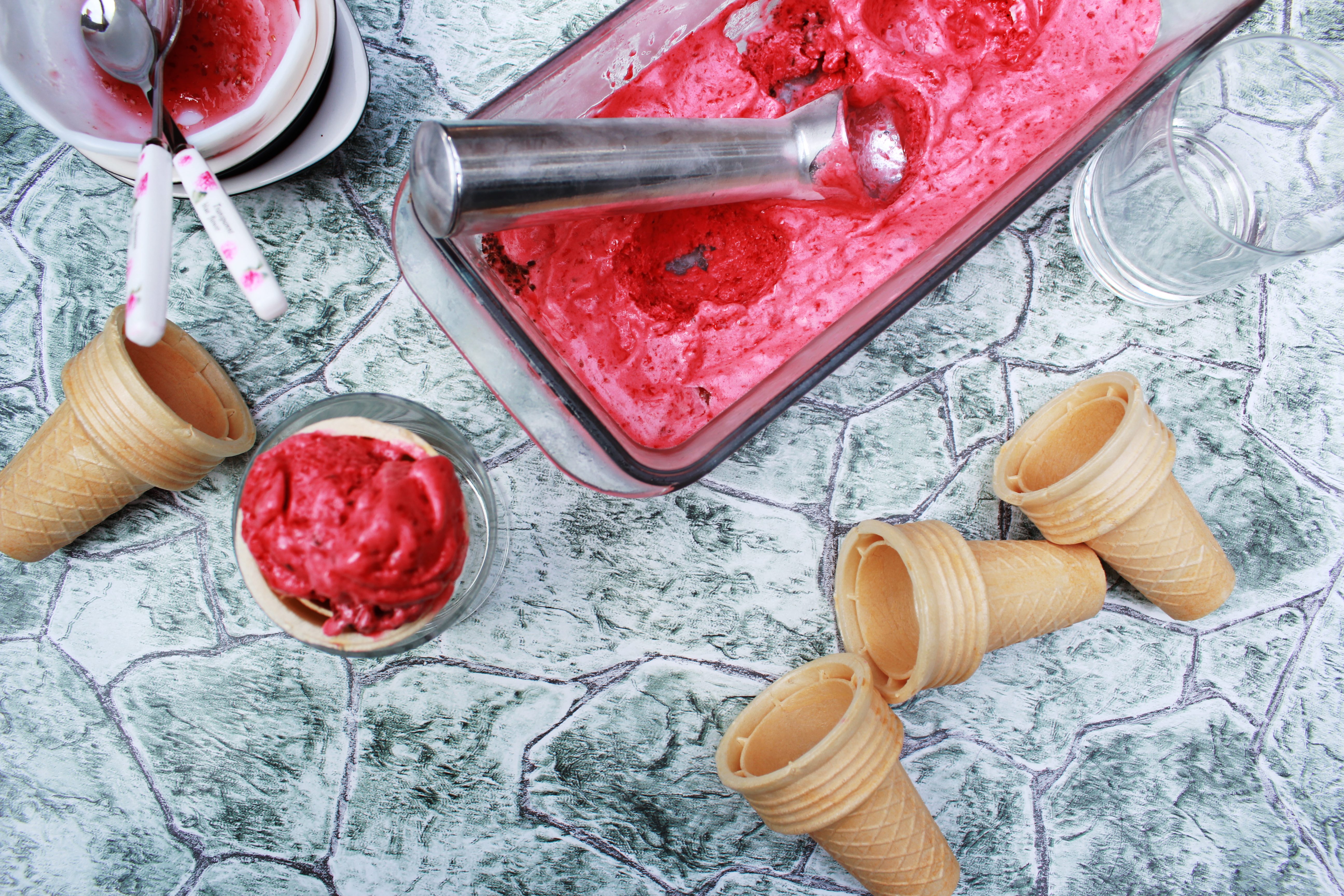 3-Ingredient Raspberry Sorbet Recipe Is Perfection in 5 Minutes, Ice Cream