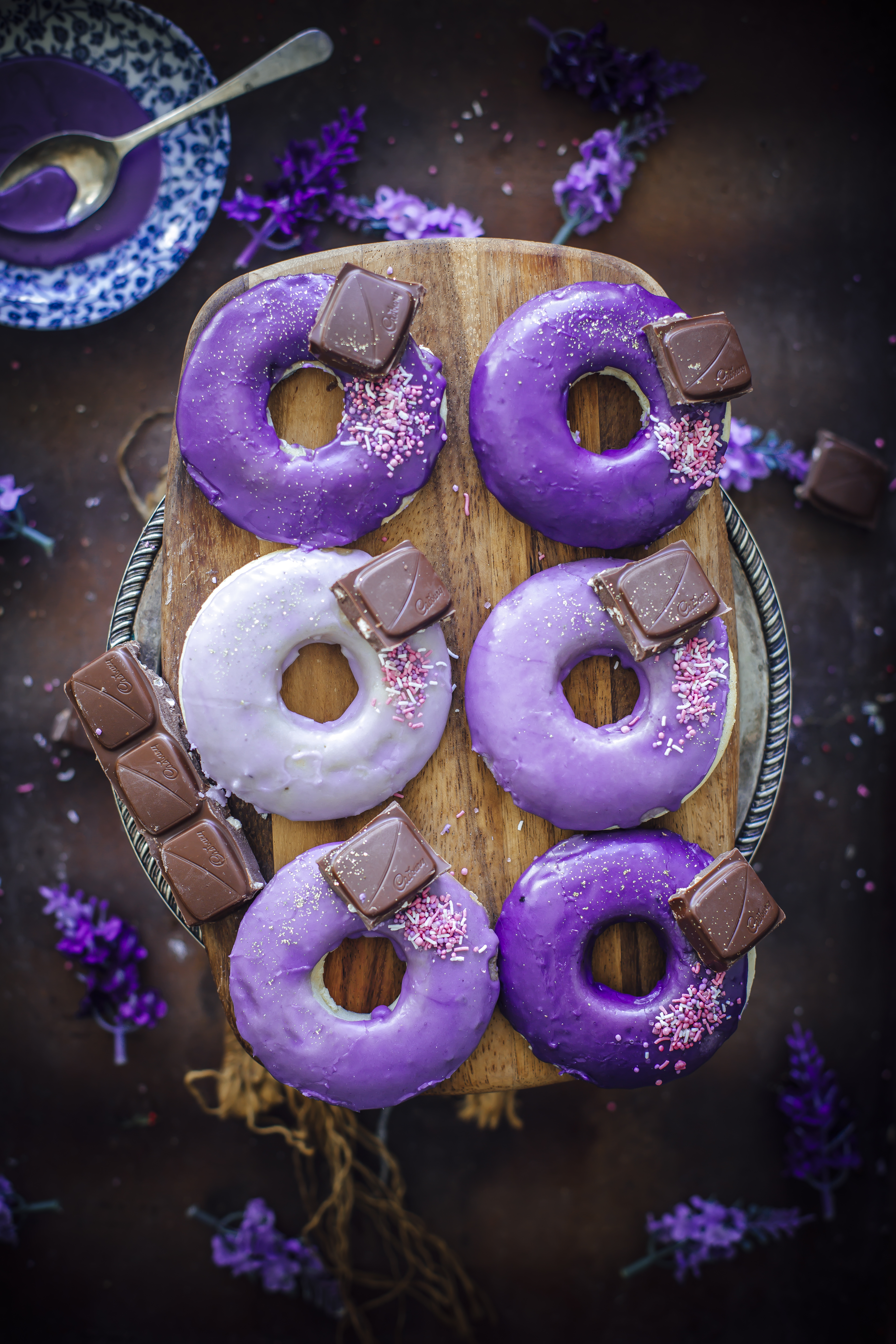 Baked Lavender Doughnuts - Sugar et al