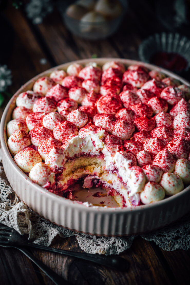 Lychee & Raspberry Tiramisu