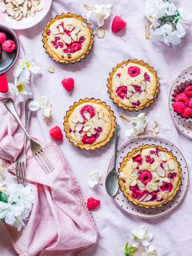 raspberry frangipane tart