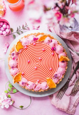 Grapefruit and orange tart